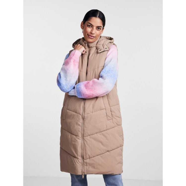 Pcjamilla vest - Silver mink