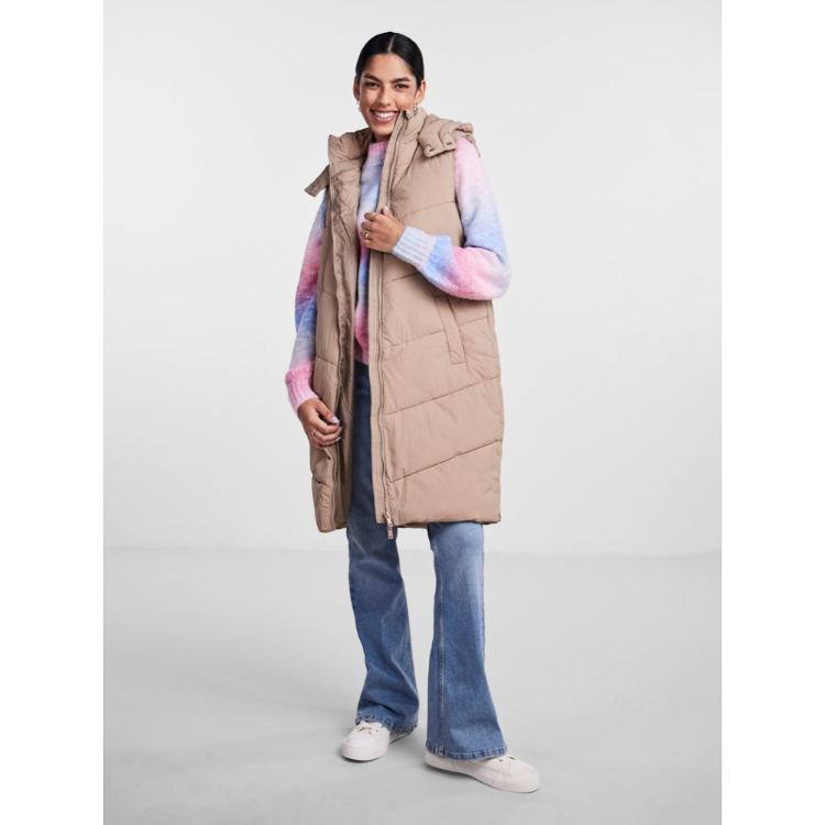 Pcjamilla vest - Silver mink