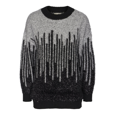 Yaskrys strik - Black/w. silver