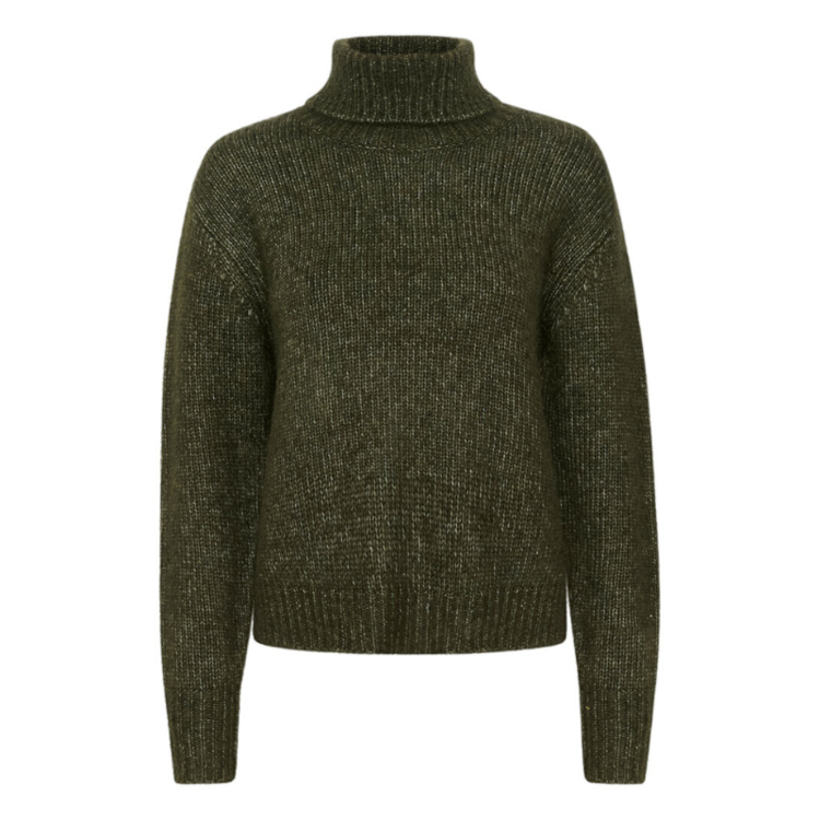 Kaalioma strikbluse - Forest night mel