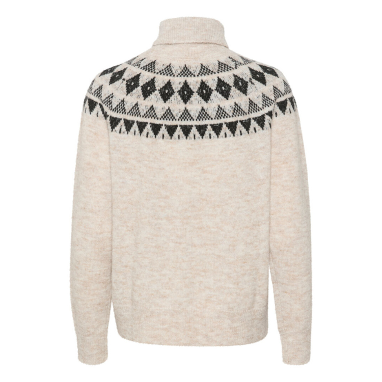 Kamelissa strikbluse - Feather gray