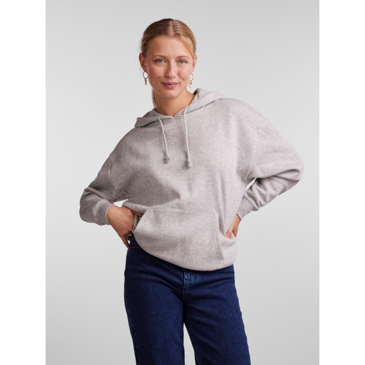 Pcchilli hoodie - Light grey melange