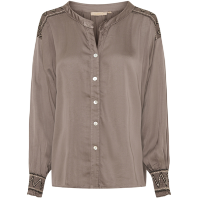 Marta bluse 80320 - Fango