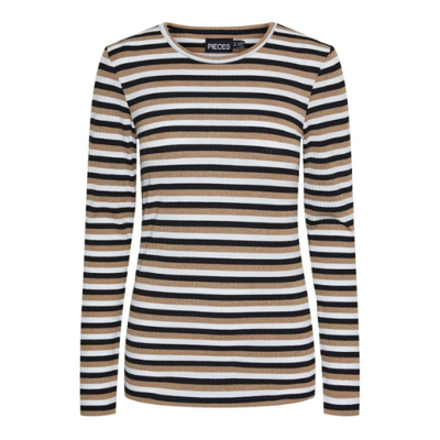 Pclaya bluse - Black/nomad