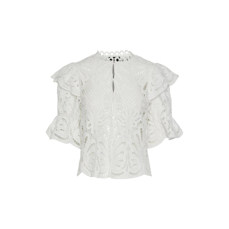 Pclykke top - Bright white