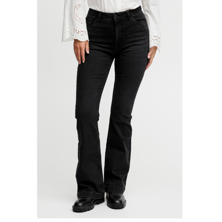 Pzbecca bootcut jeans - Black denim
