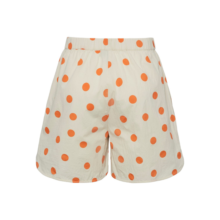 Pcaddi shorts - Flame orange dots