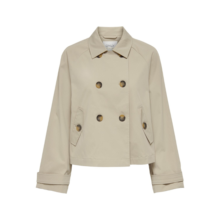 Onlapril trenchcoat - Oxford tan