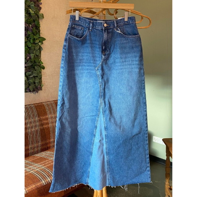 Onlmochi nederdel - Medium blue denim