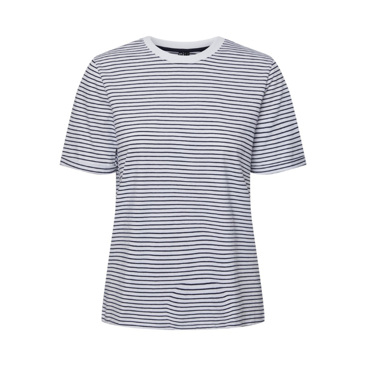 Pcria t-shirt - Bright white/maritime