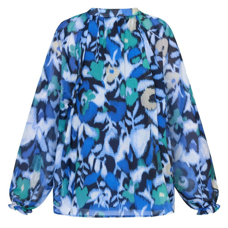 Love1043-1 bluse - Blue/green