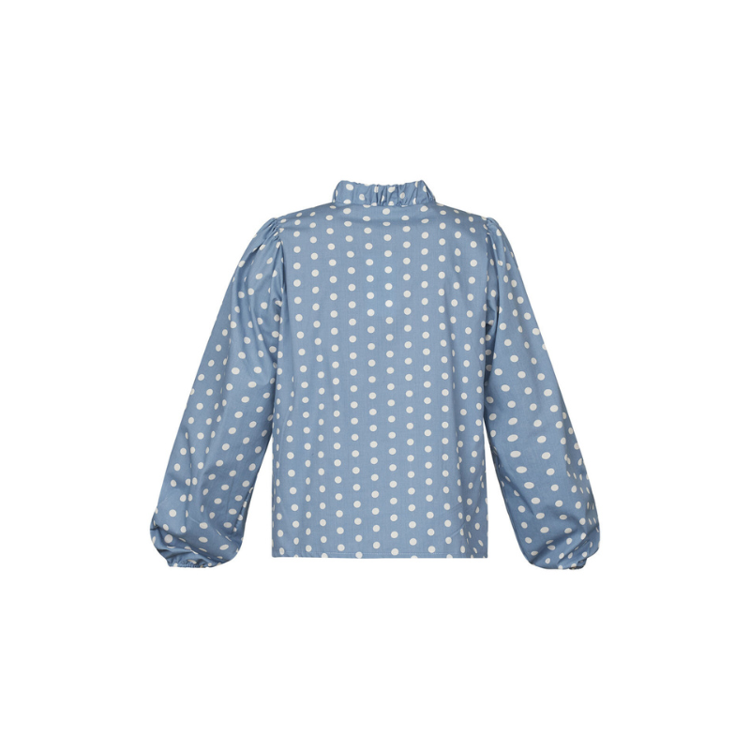 Cema bluse - Light blue/denim