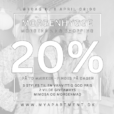 Morgenhygge & shopping - d. 6. april