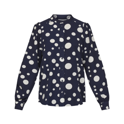 Love834-3 skjorte - Navy/cream