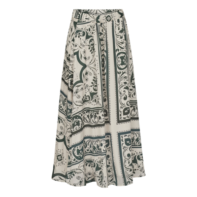 Love1103-1 nederdel - Green scarf