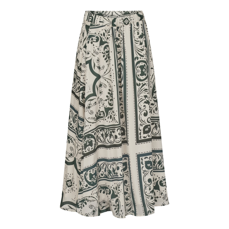 Love1103-1 nederdel - Green scarf