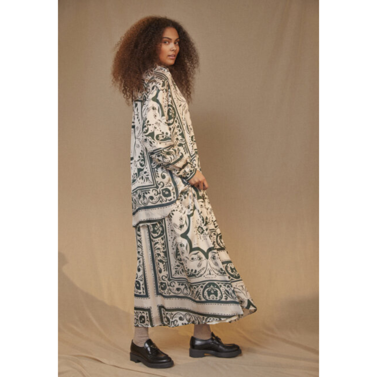 Love1103-1 nederdel - Green scarf