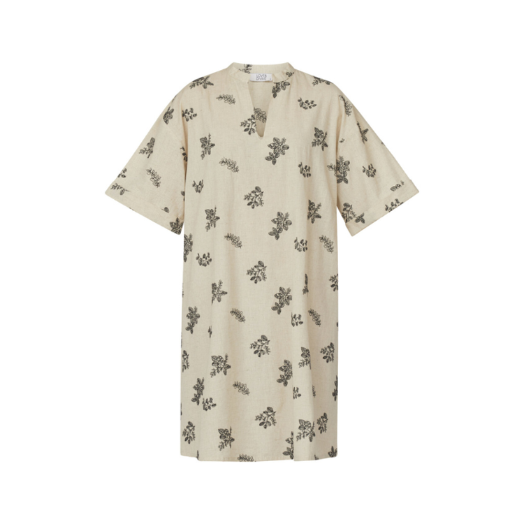 Love1121 kjole - Cream/black