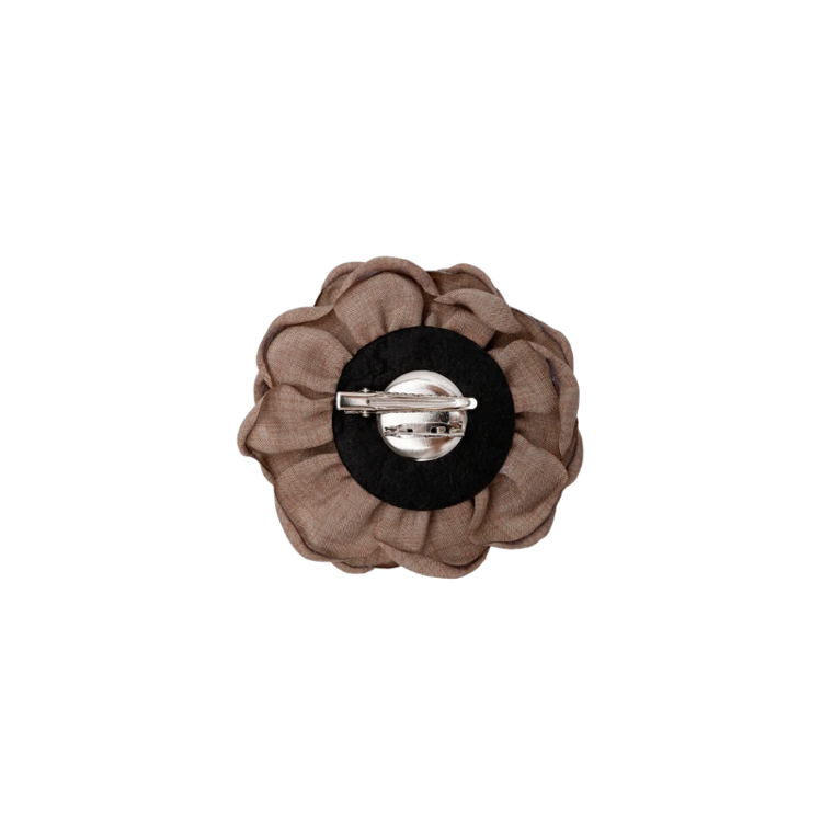 Bcvilla flower brooch - Ash