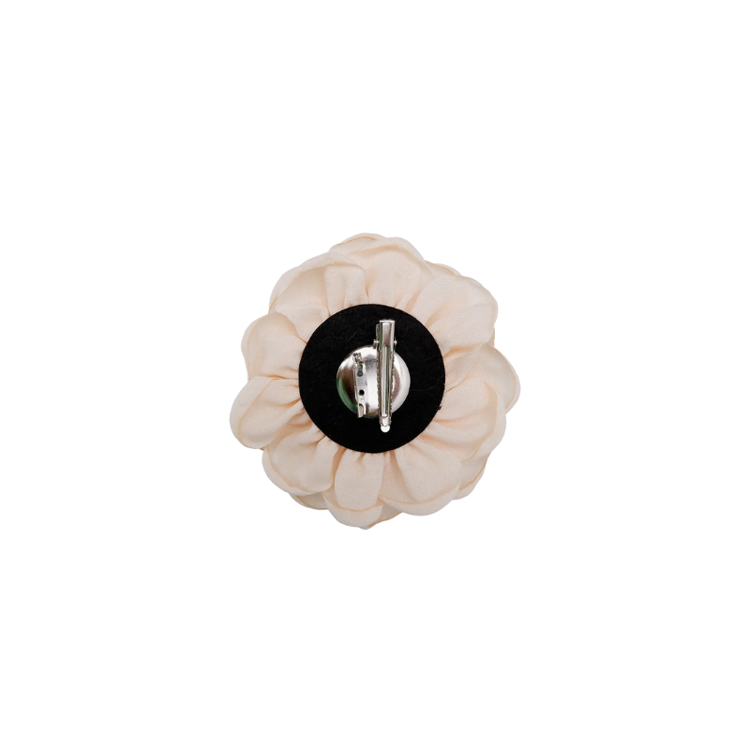 Bcvilla flower brooch - Creme