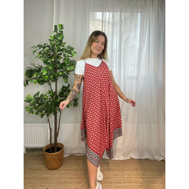Maxi kjole R66 - Red