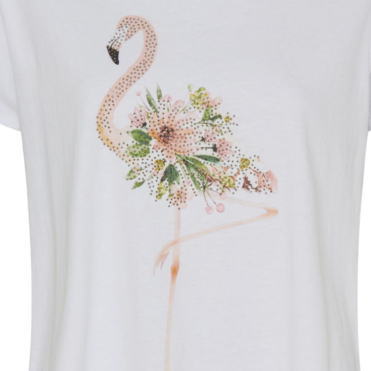 Mdcmarie t-shirt - Beige flamingo