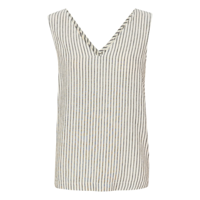 Kamilia top - Chalk/black stripe