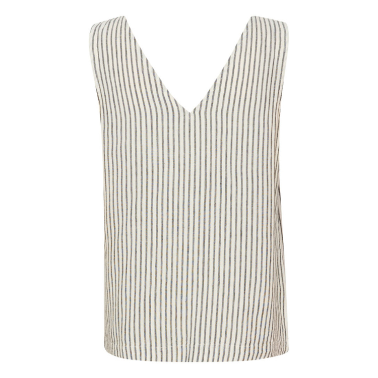 Kamilia top - Chalk/black stripe