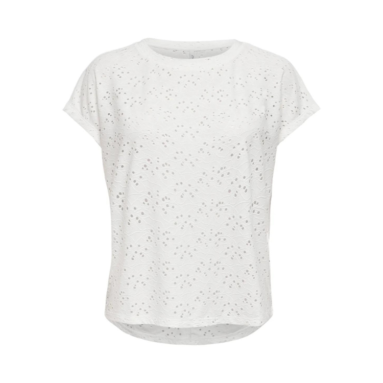 Onlsmilla t-shirt - Cloud dancer