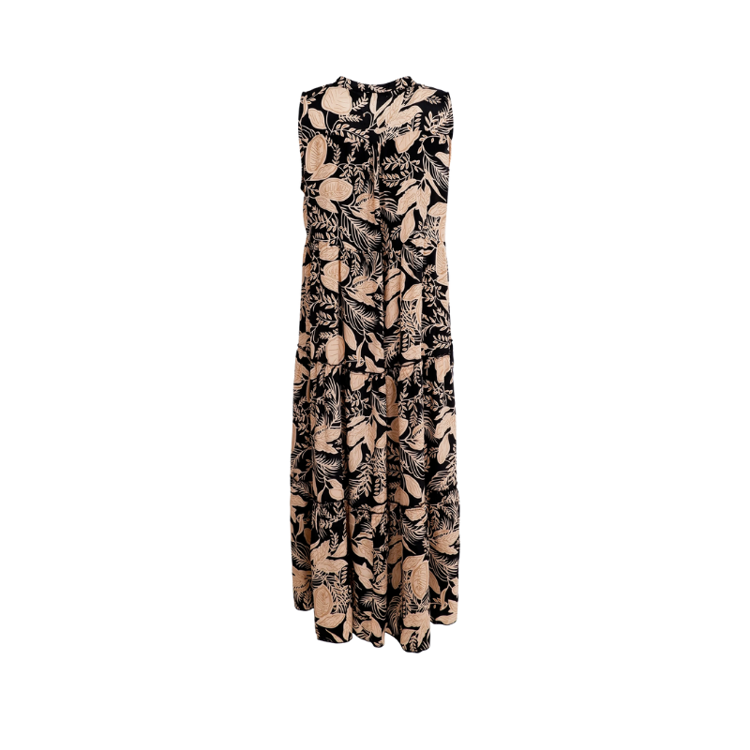 Bcluna boho kjole - Floral black