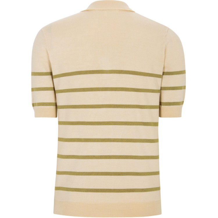 Srlea polo strik - Olive gray