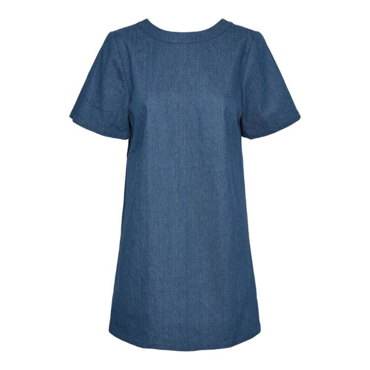 Pcdove kjole - Medium blue denim