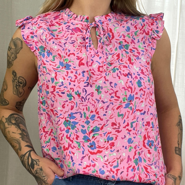 Pcarine top - Prism pink