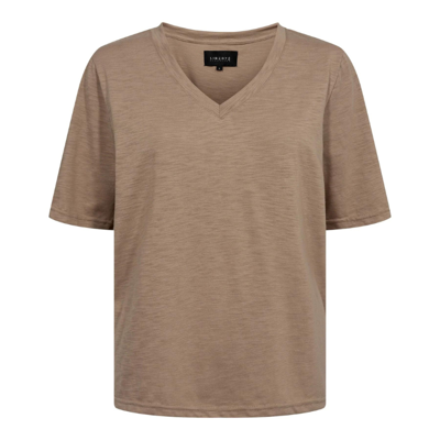 Ulla t-shirt - Dusty light brown