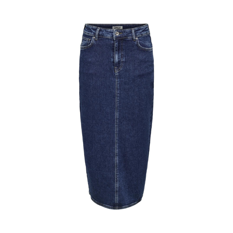 Onlmille nederdel - Dark blue denim