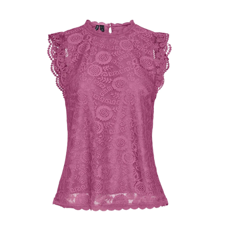 Pcolline top - Ibis rose