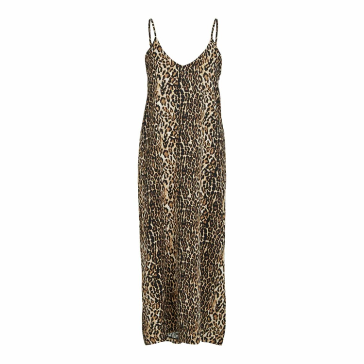 Vilaya kjole - Black/leo
