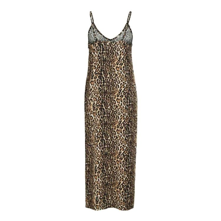 Vilaya kjole - Black/leo