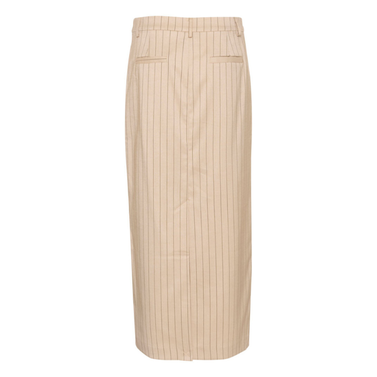 Kaagathe nederdel - Sand/black