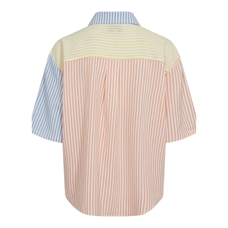 Viola skjorte - Mint blue pink stripe