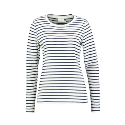 Liddy bluse - Chalk/midnight