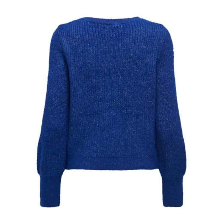 Onlcarolia strik - Blue/melange/wh