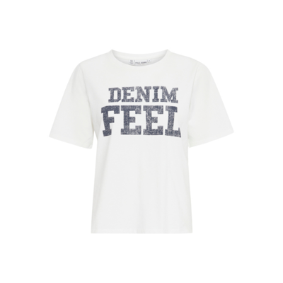 Pxmolly t-shirt - Blanc de blanc blue print