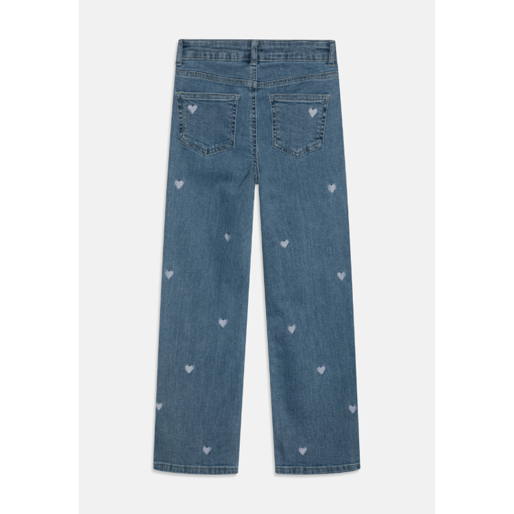 Kogjuicy jeans - Light medium blue/pink heart