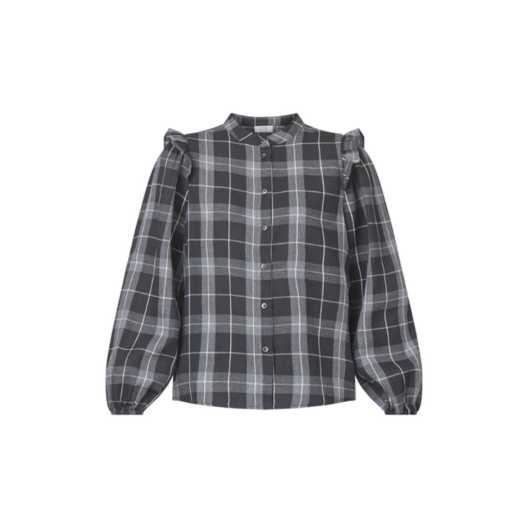 Love1255 skjorte - Black check