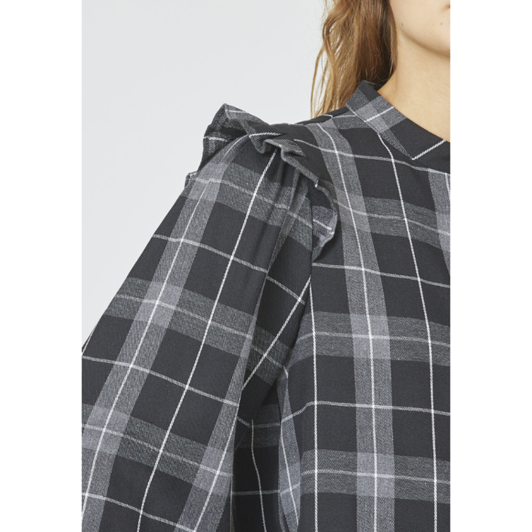 Love1255 skjorte - Black check