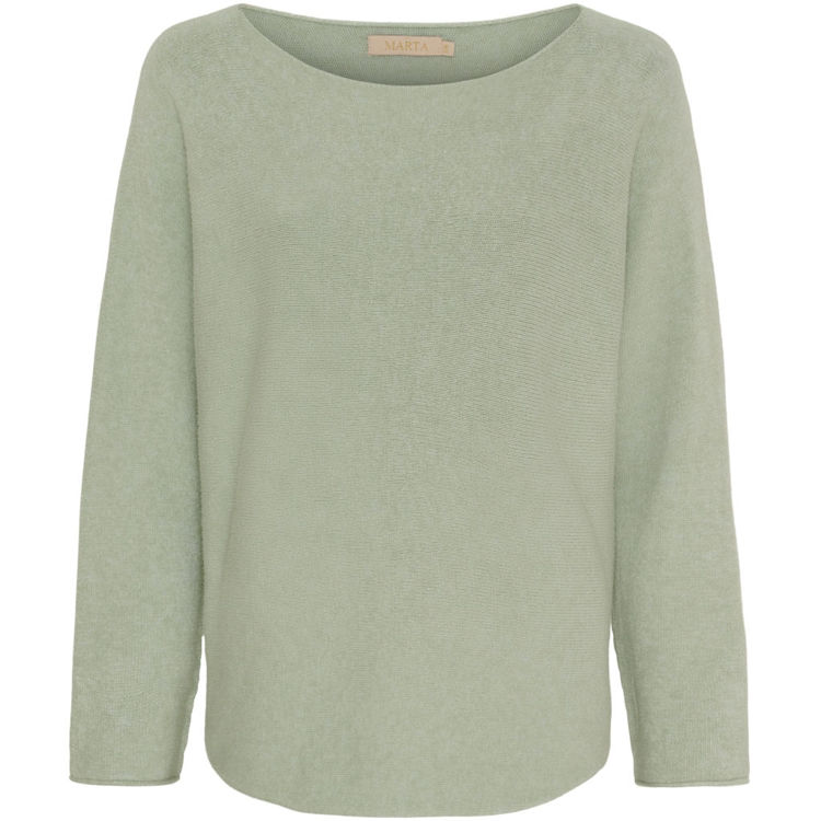 Mdcdagmar strikbluse - Salvia 1178