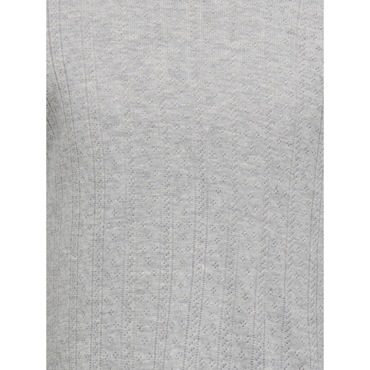 Kogcarlotta bluse - Light grey melange