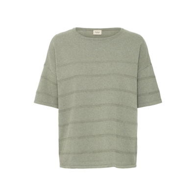 Frsinne strik t-shirt - Agave green
