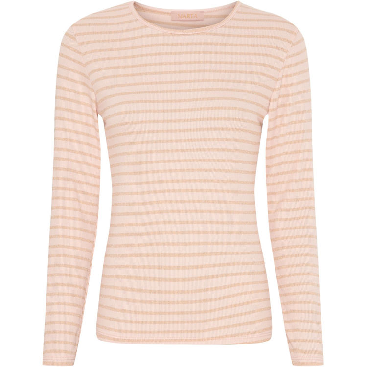 Mdcsigne bluse - Beige/gold